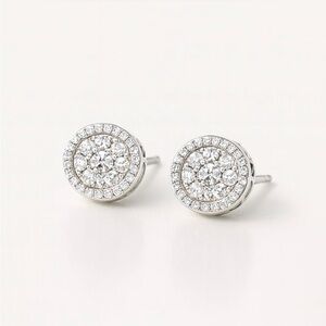 Moissanite Stud Earrings / MSRP $179 / .31ct VVS/D